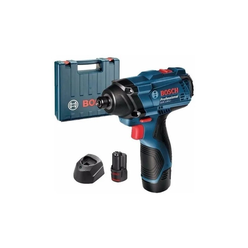 ATORNILLADOR INALAM BOSCH 12V IMPACTO GDR 120-LI KIT (2 BAT + CARGADOR