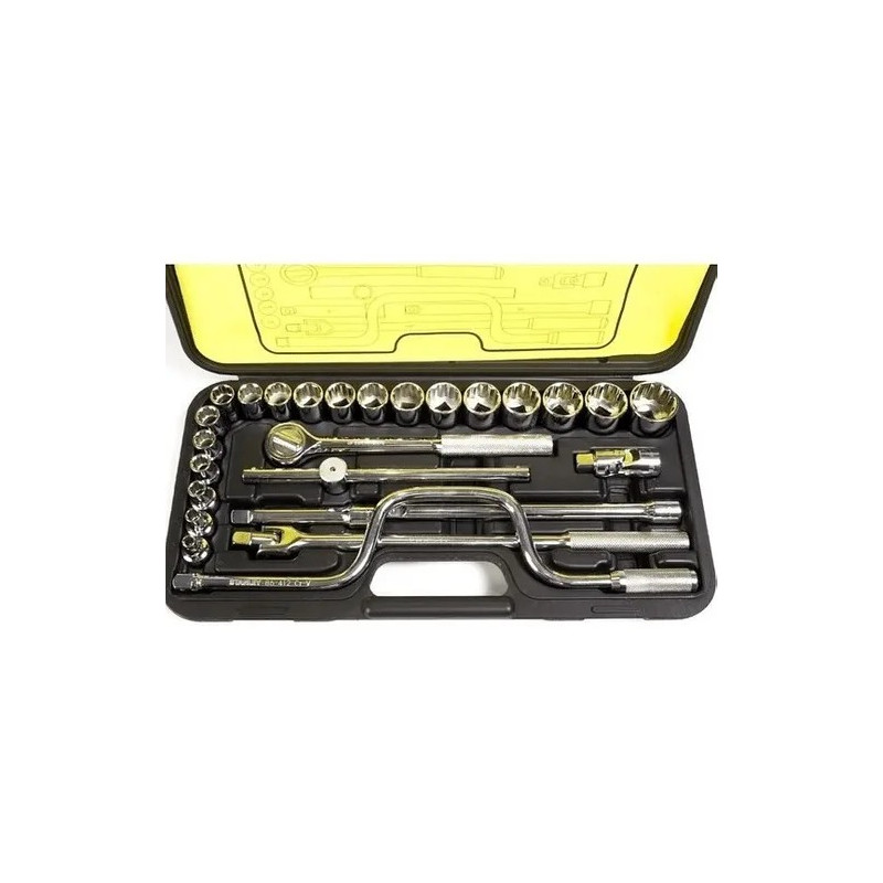JUEGO BOCALLAVES STANLEY E.1/2" MM 29PZS     86504