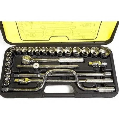 JUEGO BOCALLAVES STANLEY E.1/2" MM 29PZS     86504