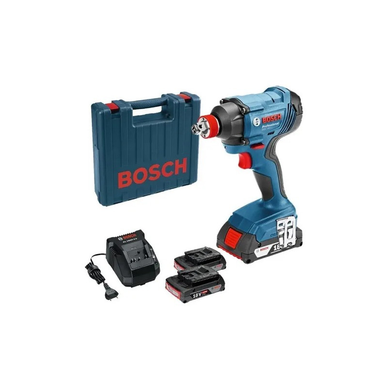 LLAVE DE IMPACTO INAL BOSCH 18V E.1/2" GDX 180-LI 180NM (2 BAT+CARG)