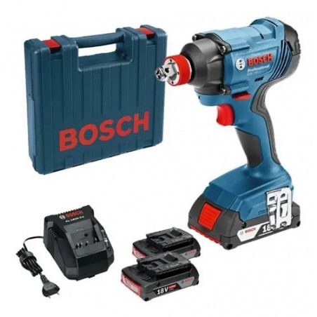 LLAVE DE IMPACTO INAL BOSCH 18V E.1/2" GDX 180-LI 180NM (2 BAT+CARG)